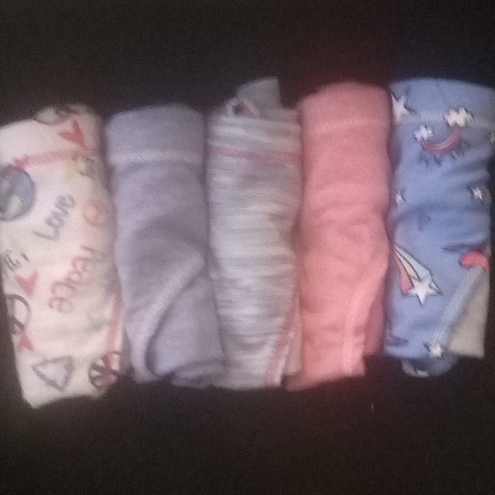 Hanes Girls 5pc Cotton Bikini size 14